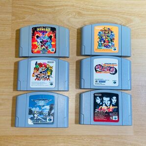 NINTENDO64ソフト6個 起動確認済み ソニックウィングアサルト 新日本プロレスリング 007ゴールデンアイ 大乱闘etc.