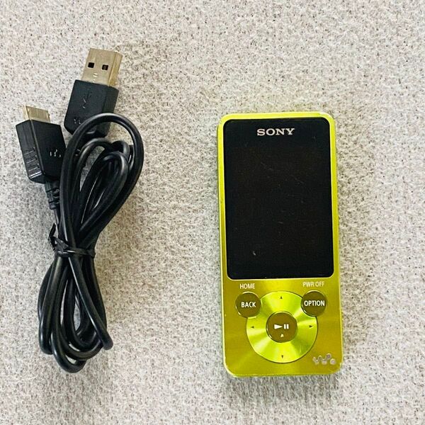 SONY ウォークマン NWZ-S784 ライムグリーン 初期化済み 動作品
