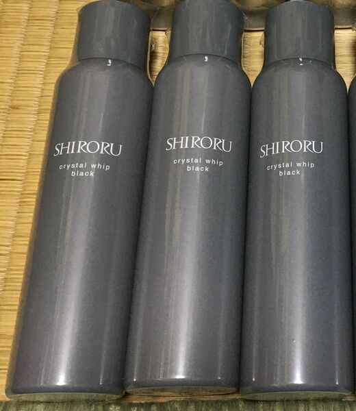 SHIRORU 洗顔料 クリスタルホイップ ブラック