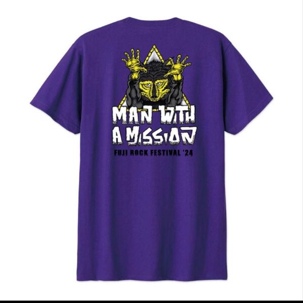 限定品 新品未開封 MAN WITH A MISSION Tシャツ パープル L