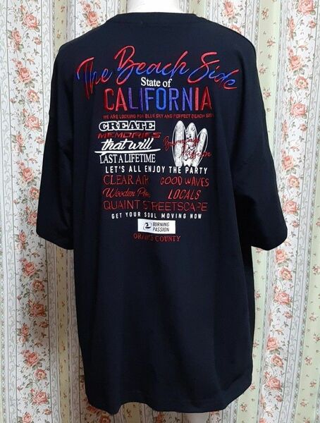 カルフォルニア サーフデザイン Tシャツ 4Lサイズ 未使用タグ付き