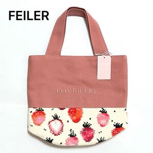 FEILER ストロベリードット バッグ ピンク