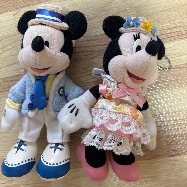ぬいぐるみバッジ ディズニー ミッキー ミニー TDR ぬいば 東京ディズニーリゾート