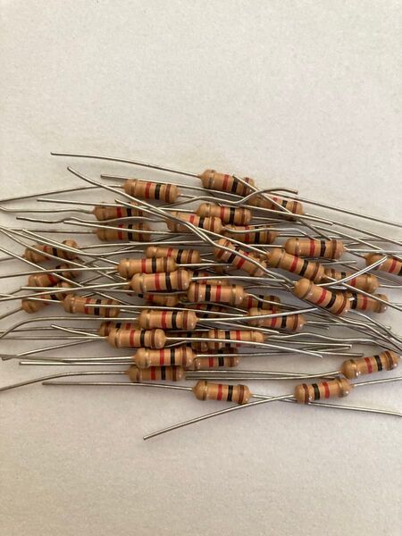 1W カーボン抵抗(炭素皮膜抵抗) 100Ω 10本 修理 DIY 1/2Wサイズ