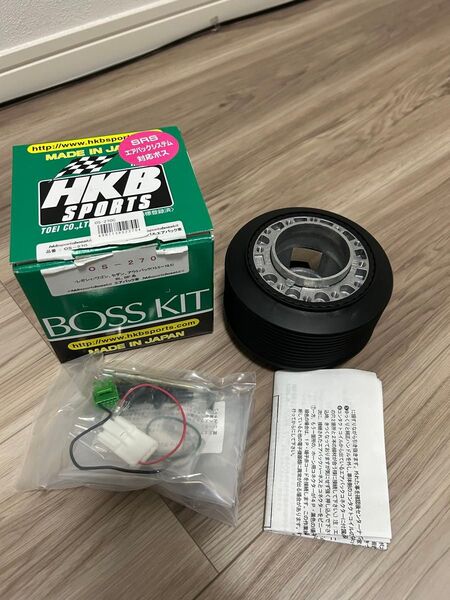 HKB SPORTS ステアリングボス レガシィ BL5 BL9 BLE