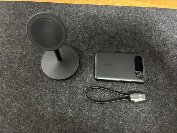 Anker Power Bank 10000mAh + Anker MagGo Wireless Charger Qi2対応