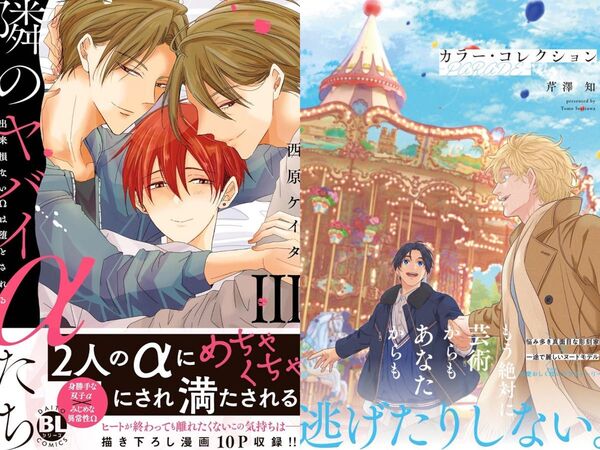 新刊BLコミック2冊セット 隣のヤバイαたち(3) カラー・コレクション―PARADE―