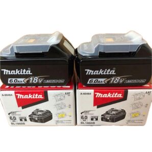 マキタ 純正 バッテリー BL1860B 2個セット 18V 6.0Ah