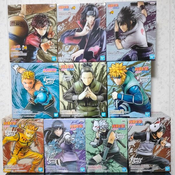 【未開封】NARUTO -ナルト-疾風伝 VIBRATION STARS/フィギュアセット