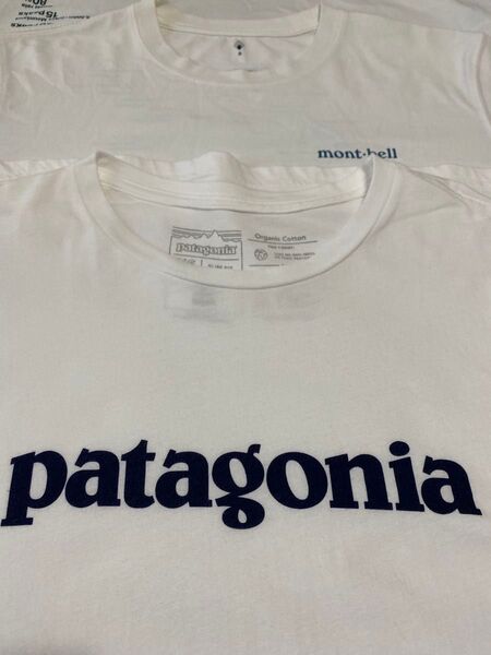 2枚セットTシャツ patagoniaパタゴニアXS mont-bellモンベルS