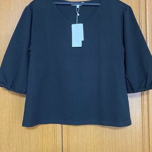 【未使用】トップス 七分袖 PROPORTION BODYDRESSING ブラック