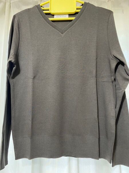 【未使用】UNITED ARROWS green label relaxing Vネックニットソー ユナイテッドアローズ