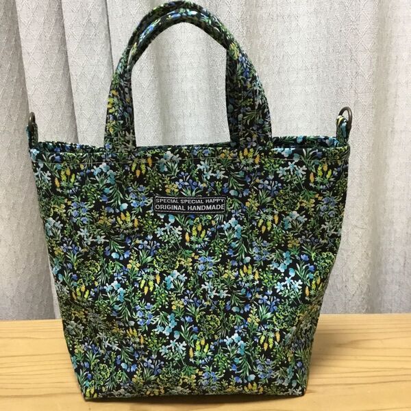 ハンドメイド トートバッグ 花柄