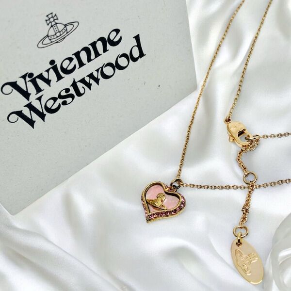 完売品 美品 VivienneWestwood ヴィヴィアンウエストウッド ペトラ オーブ ネックレス ハート Petra orb