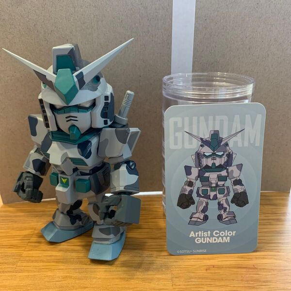 QMSV 機動戦士ガンダム RX78-2 迷彩柄 SDガンダム 体型 全高約11cm フィギュア