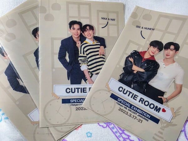 CutiePie ZeeNuNew MaxNat 展示会 クリアファイル タイ DMD DoMunDi