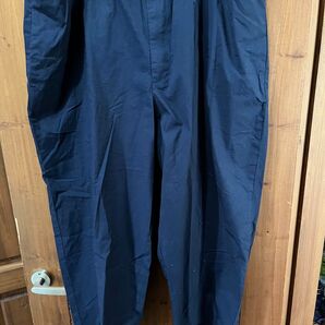 【ワイド派】GAP ワイドパンツ XL ネイビー