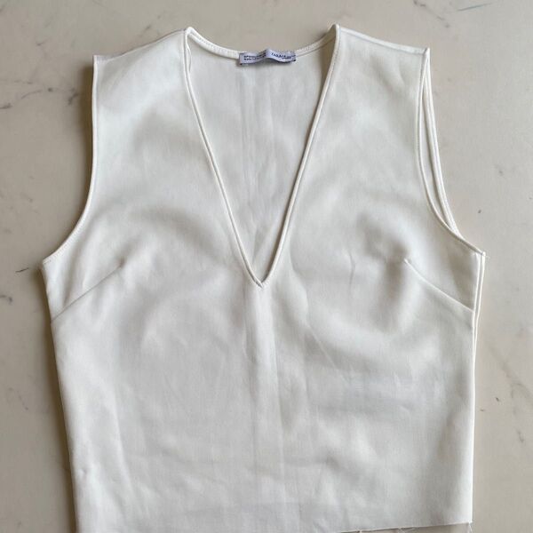 ZARA タンクトップ ビスチェ W&Bコレクション Vネック