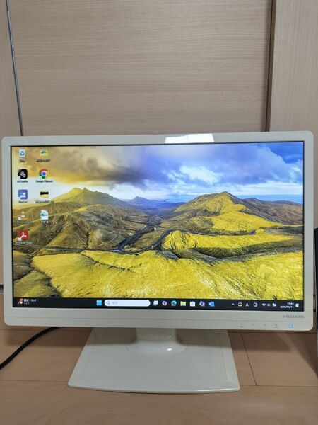 23.8インチ フルHD液晶モニター LCD-AD242EW (フルHD 23.6型LED液晶) ホワイト