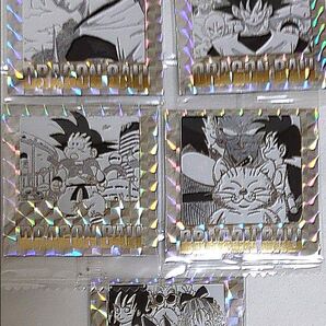 ドラゴンボール 40周年記念 オリジナルイラストレーション シールウエハース 5枚