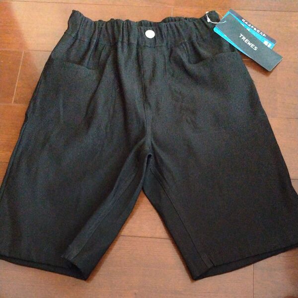 新品タグつき!サイズ120 ハーフパンツ ブラック