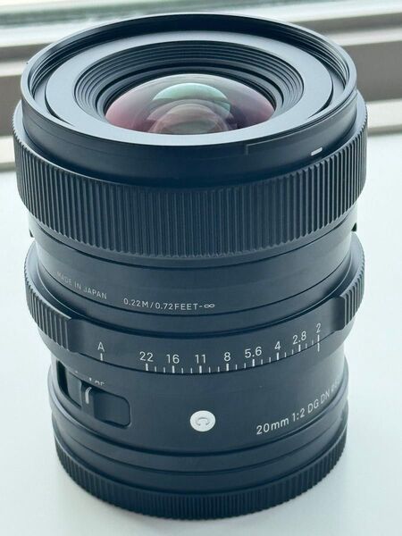 【新品同様】Sigma CONTEMPORARY 20mm F2 DG DN Lマウント
