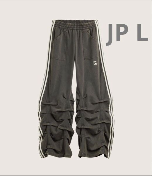 L ADIDAS AVAVAV RUCHED PANTS CARBON