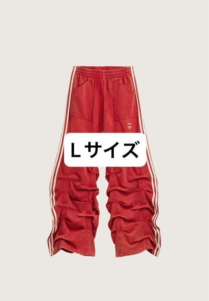 ADIDAS BY AVAVAV プリーツトラックパンツ POWER RED L