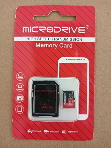 64GB MicroSD マイクロSDカード マイクロSDアダプター MicroSD マイクロドライブ