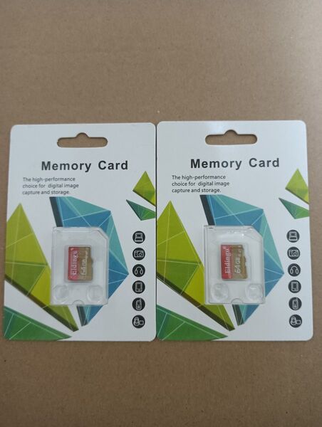 2個セット 64GB MicroSD マイクロSDカード マイクロSD
