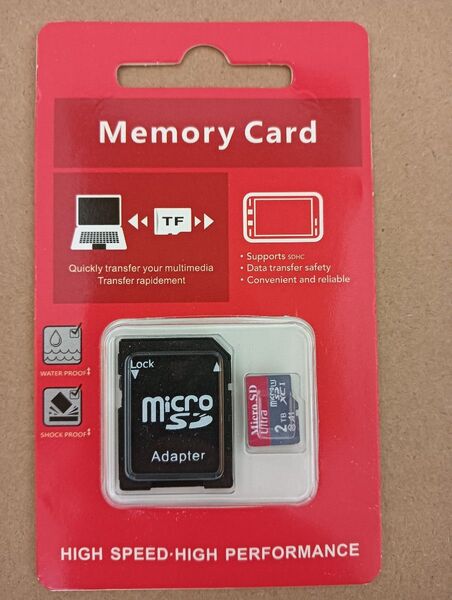 新品 2TB MicroSD マイクロSDカード マイクロSD アダプター付き