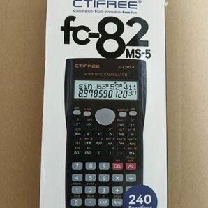 新品未開封 関数電卓 黒 電卓