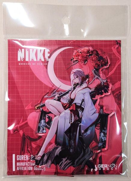 ☆勝利の女神:NIKKE アクリルスタンド 紅蓮:ブラックシャドウ:ロンギングフラワー