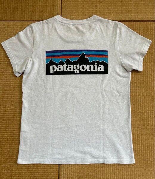 パタゴニア patagonia 半袖Tシャツ バックロゴ ホワイト women’s XSサイズ