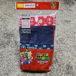 新品 スーパーマリオ ボクサーパンツ ボクサーブリーフ 2枚組 160