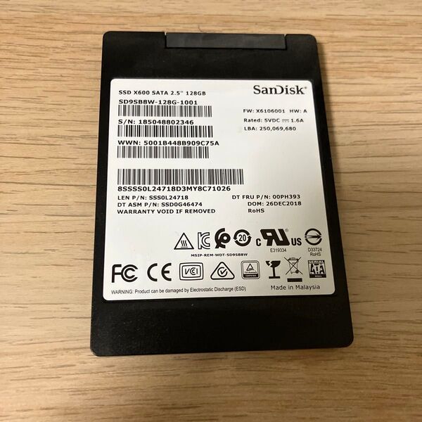 SanDisk 128GB SATA SSD