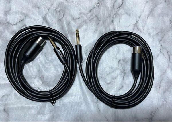 ANNNWZZDマイクケーブル、XLR ケーブル スタジオ・ミキサーとスピーカー用3M 2 Pack
