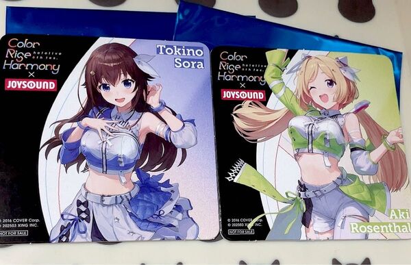 アキそら ホロライブ コースター ジョイサウンドコラボ カラオケ館 AppleSoda アキ・ローゼンタール ときのそら
