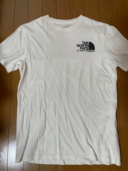THE NORTH FACE ホワイト Tシャツ Mサイズ 穴あり