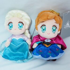 TINY アナと雪の女王 アナ エルサ ぬいぐるみ キーホルダー