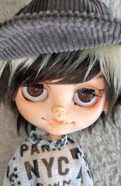 アイシードール 作家様 カスタム 男の子 ymy25 ボアウィッグ