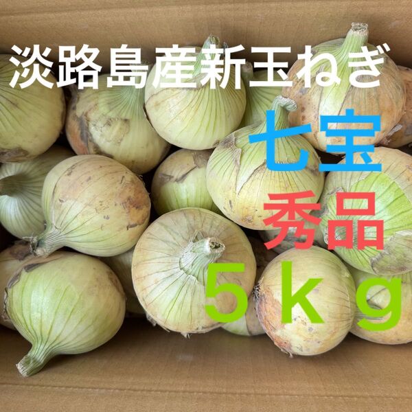 淡路島産新玉ねぎ七宝秀品5kg☆