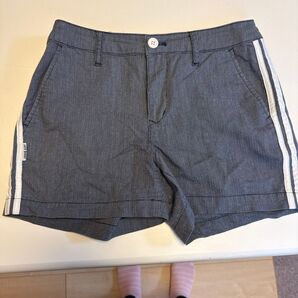 ジャックバニー!レディース ゴルフ ショートパンツ グレー チェック柄