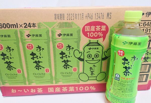 伊藤園 お-いお茶600ml 24本