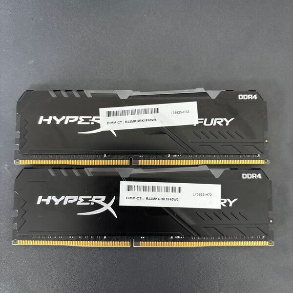 HyperX Fury Kingston DDR4 3200 16GB x2 32GB RGB LED