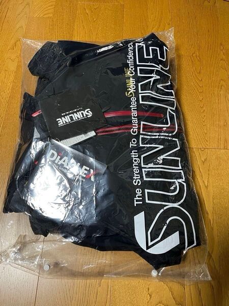 【美品】サンラインSUNLINE DiAPLEXサーモセレクトシェルスーツ SUW-22301 サイズ L