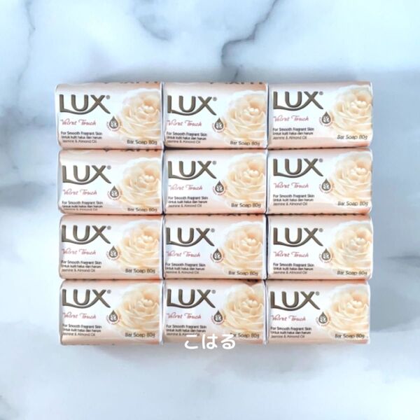 LUX ラックス 固形石鹸 ベルベットタッチ 12個