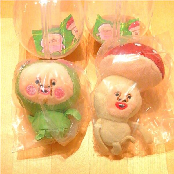こびとづかん ぬいぐるみ スモモノウチ ベニキノコビト 2個セット