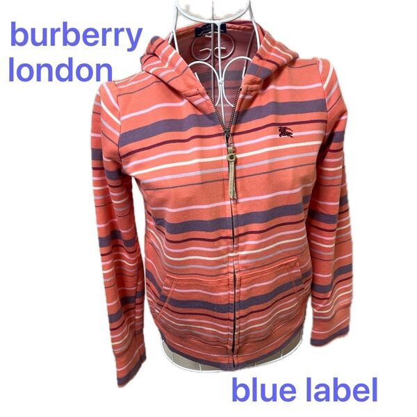 burberry blue label バーバリーロンドン ブルーレーベル レディースパーカー 38サイズ