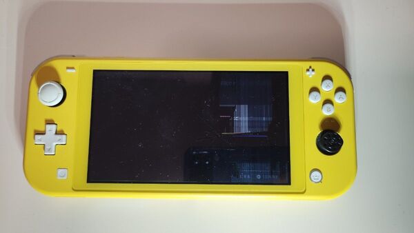 Nintendo Switch Lite スイッチライト イエロー本体と化粧箱 ジャンク品